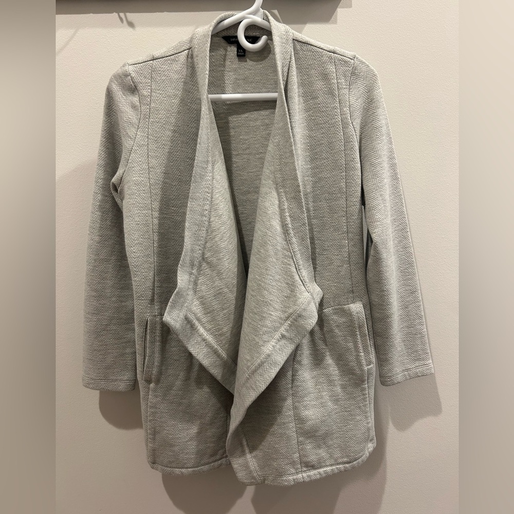 Banana Republic Gray Cardigan with Open Front